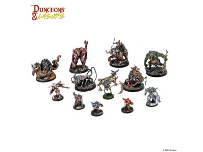 Dungeons & Lasers Miniatures: HORRORS OF DEUSLAIR 