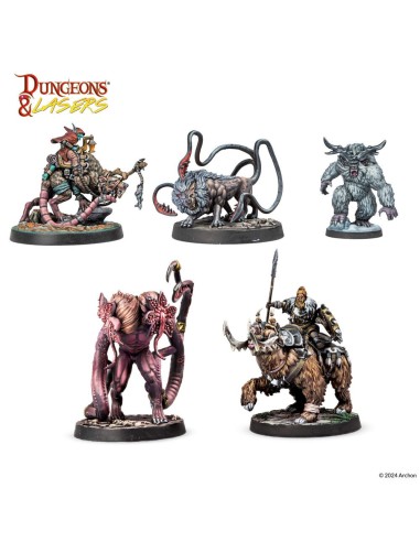 Dungeons & Lasers Miniatures: HORRORS OF DEUSLAIR 