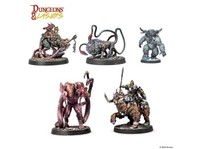 Dungeons & Lasers Miniatures: HORRORS OF DEUSLAIR 