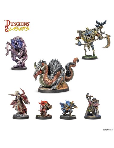 Dungeons & Lasers Miniatures: HORRORS OF DEUSLAIR 