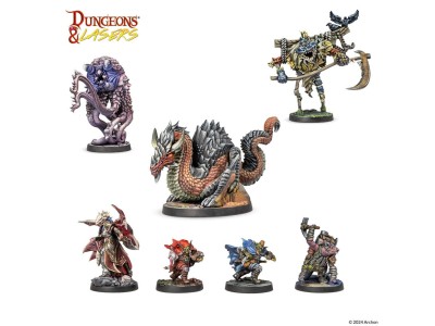 Dungeons & Lasers Miniatures: HORRORS OF DEUSLAIR 