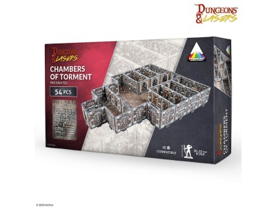 Dungeons & Lasers CHAMBERS OF TORMENT: PRE-PAINTED 