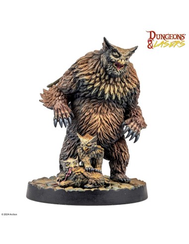 Dungeons & Lasers Miniatures: OWLBEAR FAMILY 