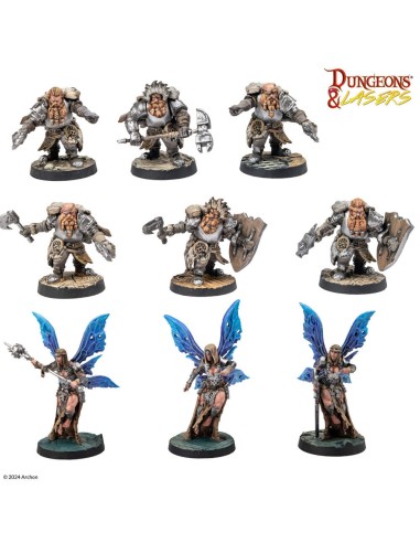 Dungeons & Lasers Miniatures: ARMIES OF DEUSLAIR 