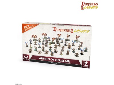 Dungeons & Lasers Miniatures: ARMIES OF DEUSLAIR 