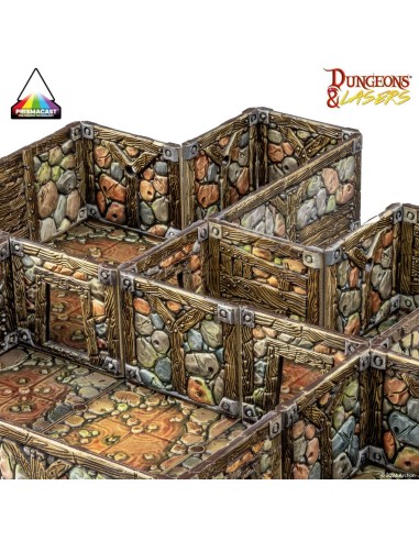 Dungeons & Lasers ABANDONED MINES: PRE-PAINTED 