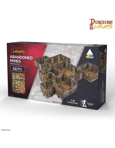 Dungeons & Lasers ABANDONED MINES: PRE-PAINTED 