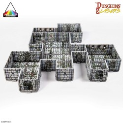 Dungeons & Lasers FANTASY DUNGEON: PRE-PAINTED 