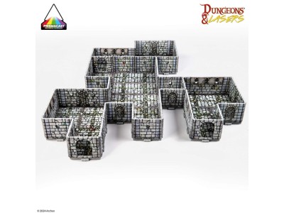 Dungeons & Lasers FANTASY DUNGEON: PRE-PAINTED 