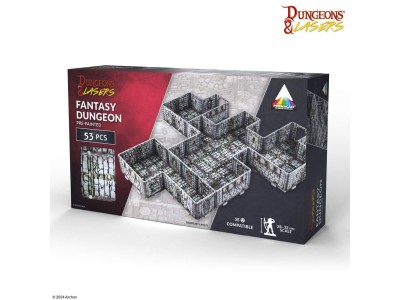 Dungeons & Lasers FANTASY DUNGEON: PRE-PAINTED 