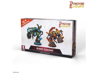 Dungeons & Lasers Miniatures: RUNIC GOLEMS 