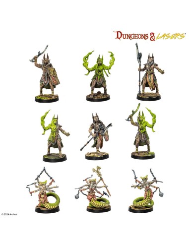 Dungeons & Lasers Miniatures: WHITE EYES DUNES 