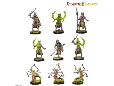 Dungeons & Lasers Miniatures: WHITE EYES DUNES 