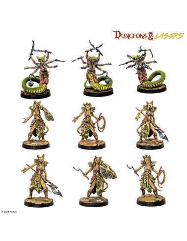Dungeons & Lasers Miniatures: WHITE EYES DUNES 