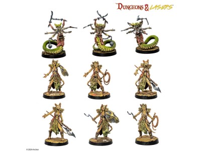 Dungeons & Lasers Miniatures: WHITE EYES DUNES 