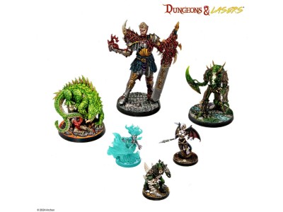 Dungeons & Lasers Miniatures: VICTIMS OF INSANITY 
