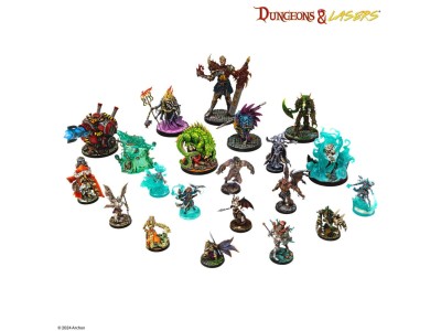 Dungeons & Lasers Miniatures: VICTIMS OF INSANITY 