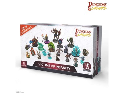 Dungeons & Lasers Miniatures: VICTIMS OF INSANITY 