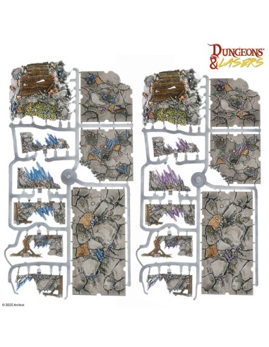 DUNGEONS & LASERS Deep Mines Pre-painted 