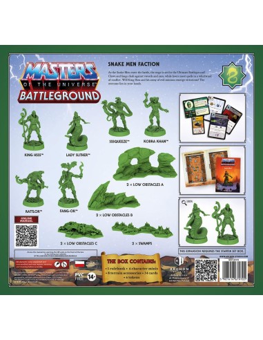 MOTU: BATTLEGROUND Wave 8 - Snake Men Faction (FR) 