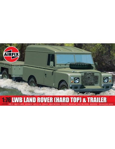 LWB Land Rover (Hard Top) & Trailer 