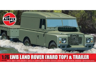 LWB Land Rover (Hard Top) & Trailer 