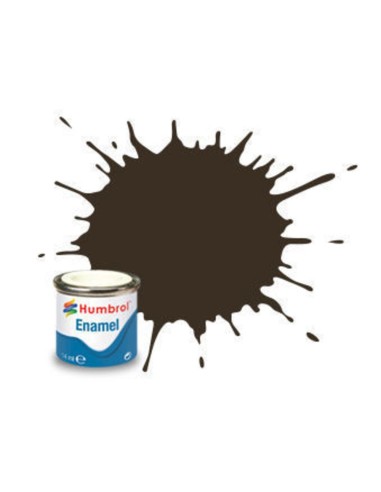 Humbrol 010 Dunkelbraun, Glänzend 14 ml 