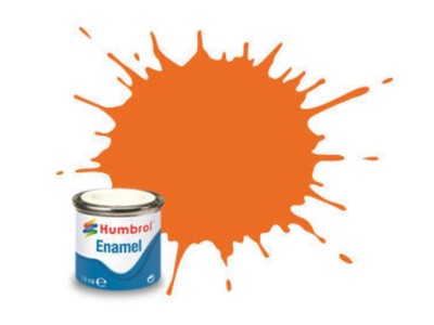 Humbrol 018 Orange, Glänzend 14 ml 