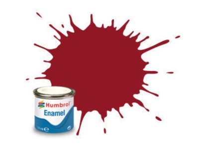 Humbrol 020 Dunkelrot, Glänzend 14 ml 