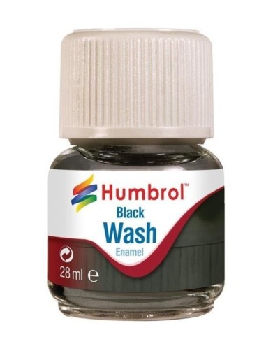 Humbrol Enamel Wash Black 28 ml 