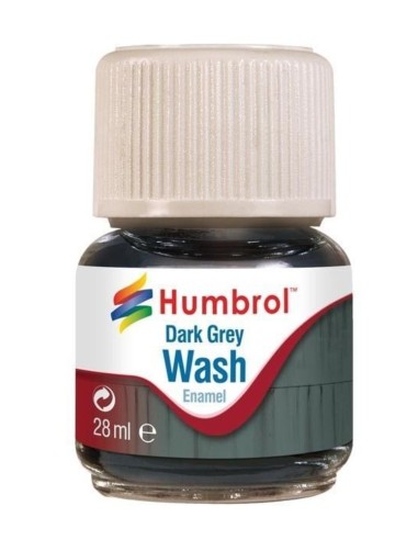Humbrol Enamel Wash Dark Grey 28 ml 