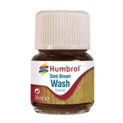 Humbrol Enamel Wash Dark Brown 28 ml 