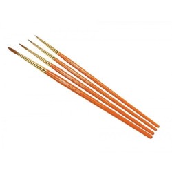 Palpo Pinsel-Set (Größen 000, 0, 2 & 4) 