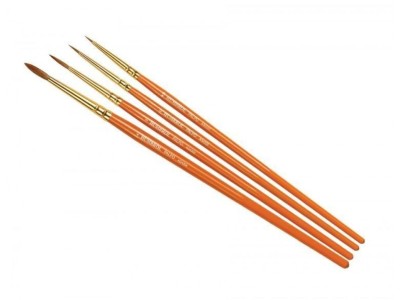 Palpo Pinsel-Set (Größen 000, 0, 2 & 4) 
