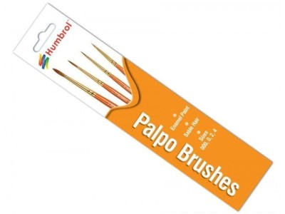 Palpo Pinsel-Set (Größen 000, 0, 2 & 4) 