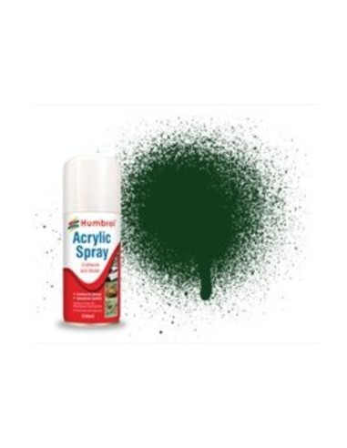 HUMBROL ACRYLIC HOBBY SPRAY 150ML No 3 Brunswick Green ''513'' of the 2nd Platoon 