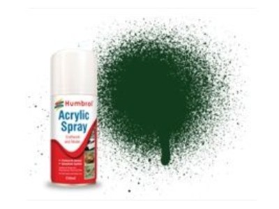 HUMBROL ACRYLIC HOBBY SPRAY 150ML No 3 Brunswick Green ''513'' of the 2nd Platoon 