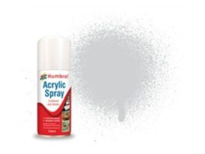 HUMBROL ACRYLIC HOBBY SPRAY 150ML No 11 Silver Interior Version 
