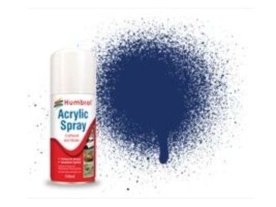 HUMBROL ACRYLIC HOBBY SPRAY 150ML No 15 Midnight Blue 155 mm Kanone 