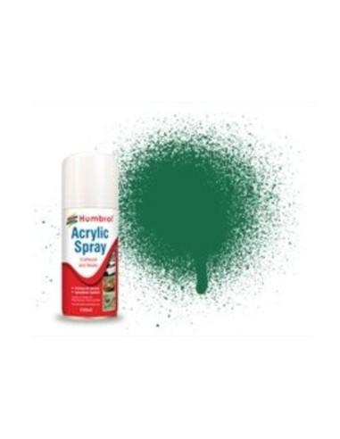 HUMBROL ACRYLIC HOBBY SPRAY 150ML No 30 Dark Green 