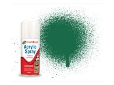 HUMBROL ACRYLIC HOBBY SPRAY 150ML No 30 Dark Green 