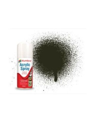 HUMBROL ACRYLIC HOBBY SPRAY 150ML No 53 Gun Metal 