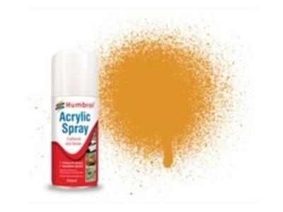 HUMBROL ACRYLIC HOBBY SPRAY 150ML No 54 Brass 