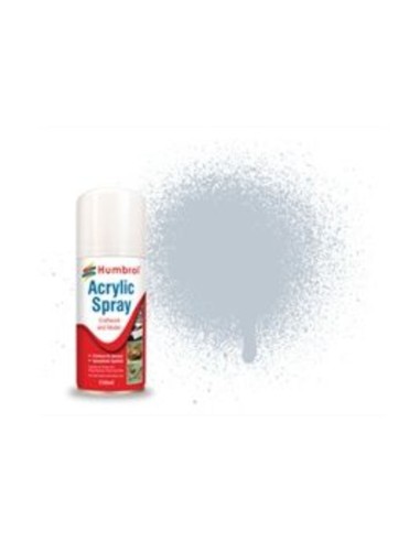 HUMBROL ACRYLIC HOBBY SPRAY 150ML No 56 Aluminium 
