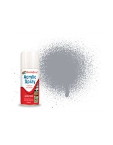 HUMBROL ACRYLIC HOBBY SPRAY 150ML No 64 Grey 