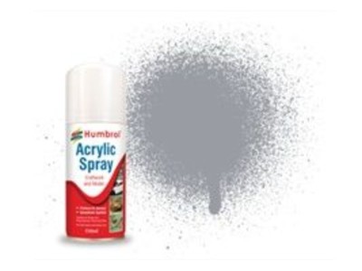 HUMBROL ACRYLIC HOBBY SPRAY 150ML No 64 Grey 