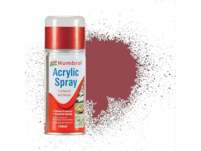 ACRYLIC HOBBY SPRAYS 150ML No 73 Matt Wine red Oxide - Modellers Spray 150 ML 