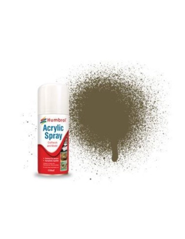HUMBROL ACRYLIC HOBBY SPRAY 150ML No 86 Light Olive 