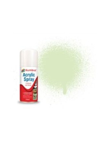 HUMBROL ACRYLIC HOBBY SPRAY 150ML No 90 Beige Green Matt 