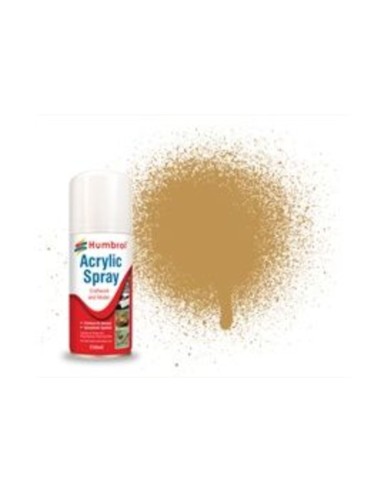 HUMBROL ACRYLIC HOBBY SPRAY 150ML No 93 Desert Yellow 
